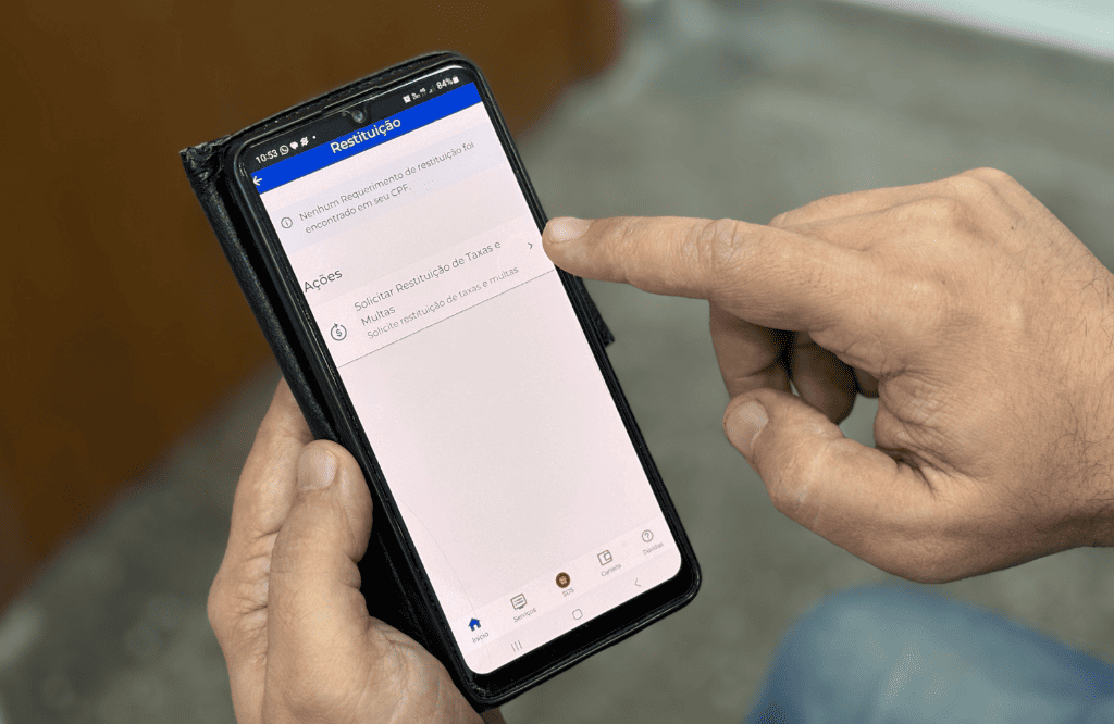 Restituição de taxas e multas do Detran pode ser solicitada de forma online - 